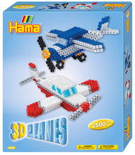 Load image into Gallery viewer, Planes Hama Beads Midi 3D Planes
